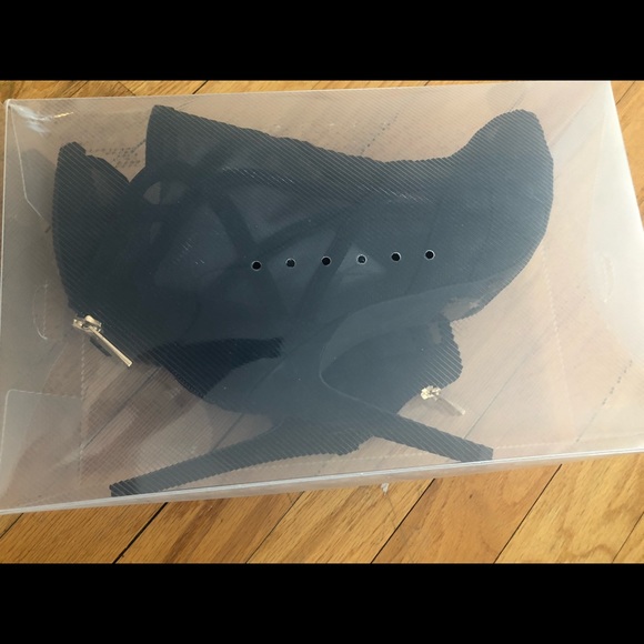 Jessica simpson Rivera mesh peep open toe booties - Picture 3 of 3